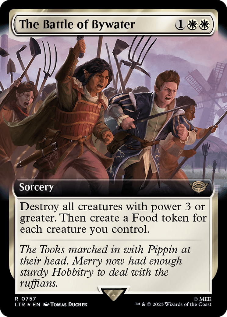 The Battle of Bywater (Extended Art) (Surge Foil) (757) (LTR)