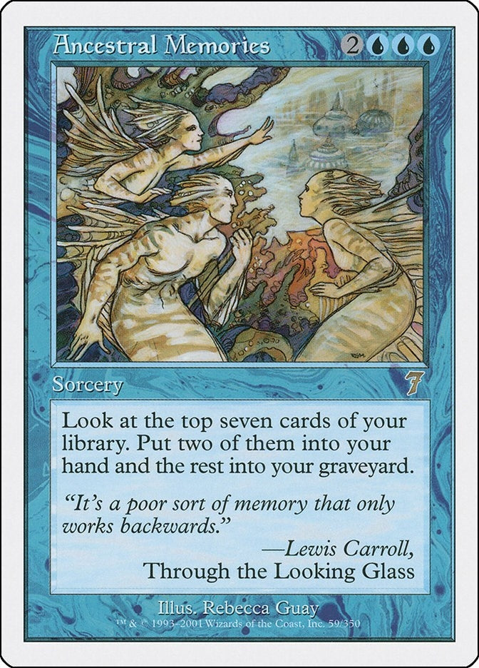 Image for Ancestral Memories (59) (7th Edition) - Magic: The Gathering