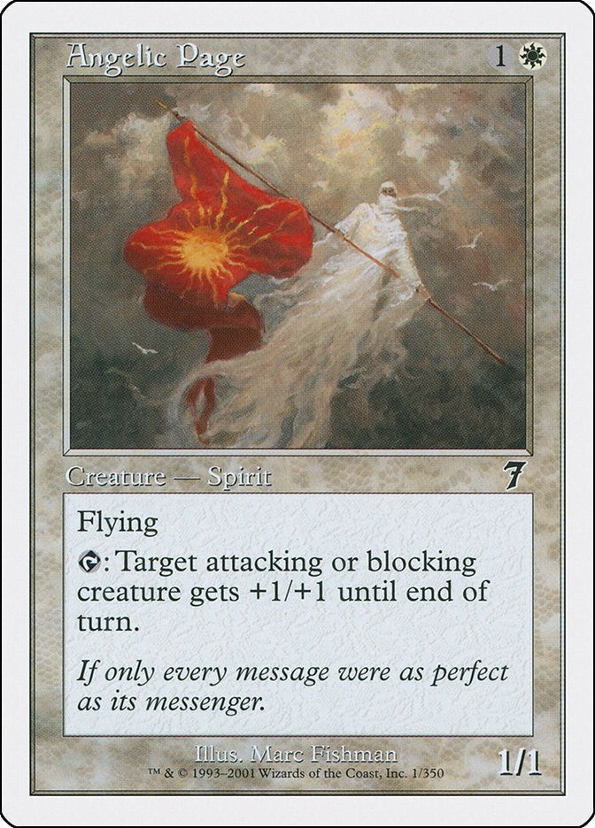Image for Angelic Page (1) (7th Edition) - Magic: The Gathering