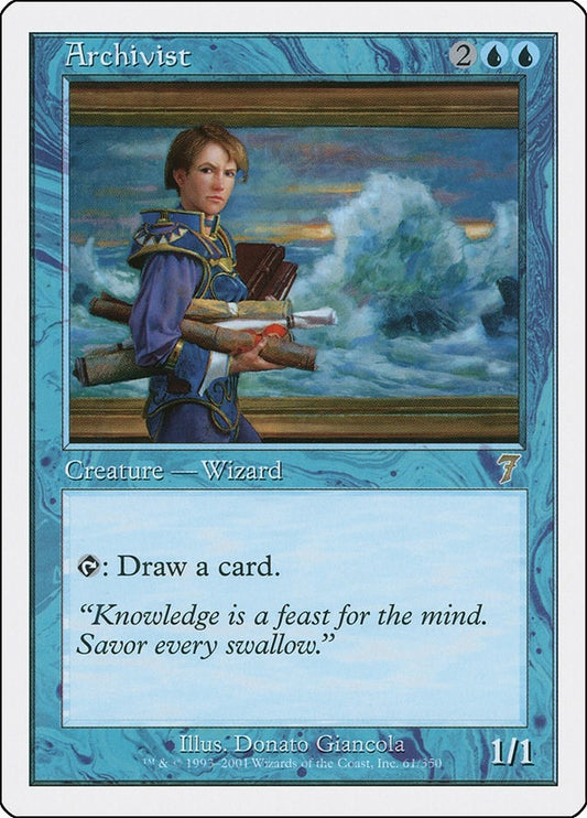 Image for Archivist (61) (7th Edition) - Magic: The Gathering