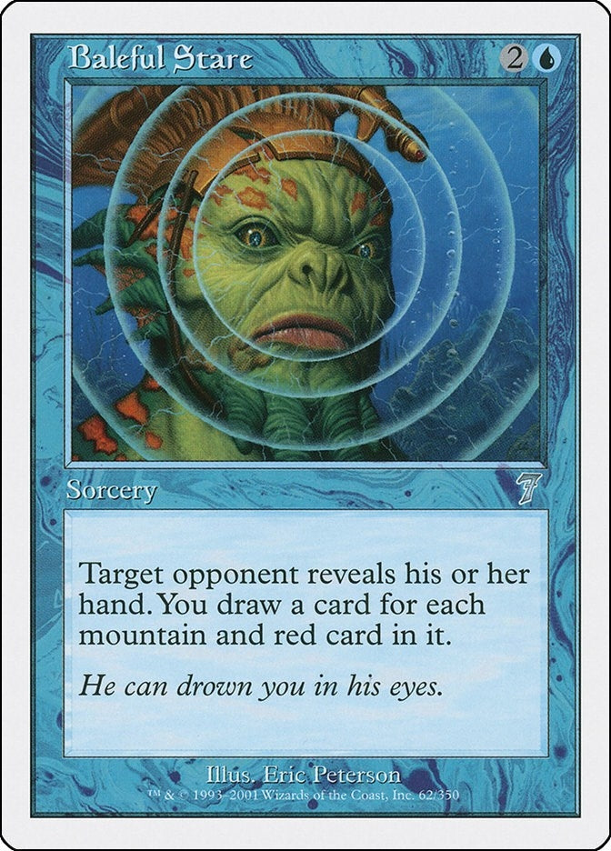 Image for Baleful Stare (62) (7th Edition) - Magic: The Gathering