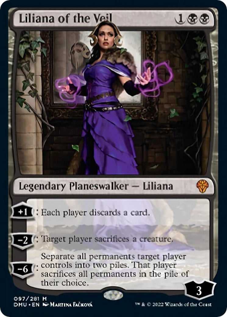 Image for Liliana of the Veil (97) (Dominaria United) - Magic: The Gathering