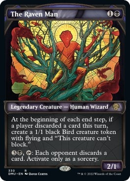 The Raven Man (Textured Foil) (330) (Dominaria United)