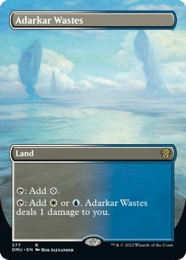 Image for Adarkar Wastes (Borderless) (377) (Dominaria United) - Magic: The Gathering