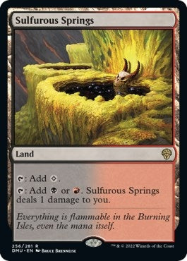 Image for Sulfurous Springs (256) (Dominaria United) - Magic: The Gathering