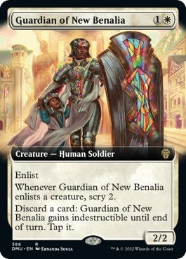 Image for Guardian of New Benalia (Extended Art) (386) (Dominaria United) - Magic: The Gathering