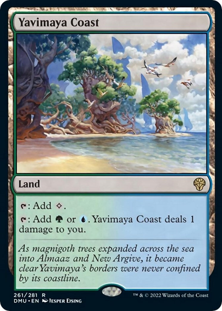 Image for Yavimaya Coast (261) (Dominaria United) - Magic: The Gathering