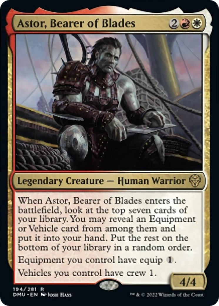 Astor, Bearer of Blades (194) (Dominaria United)
