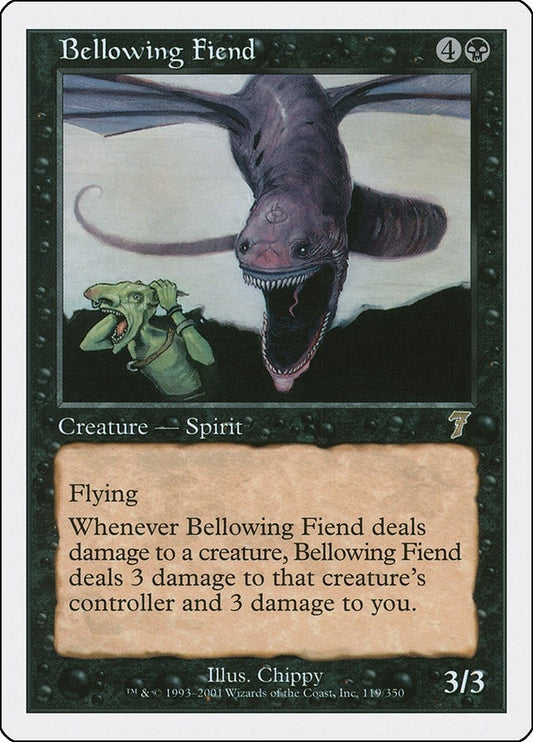 Image for Bellowing Fiend (119) (7th Edition) - Magic: The Gathering
