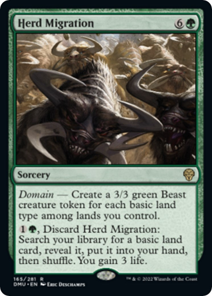 Image for Herd Migration (165) (Dominaria United) - Magic: The Gathering