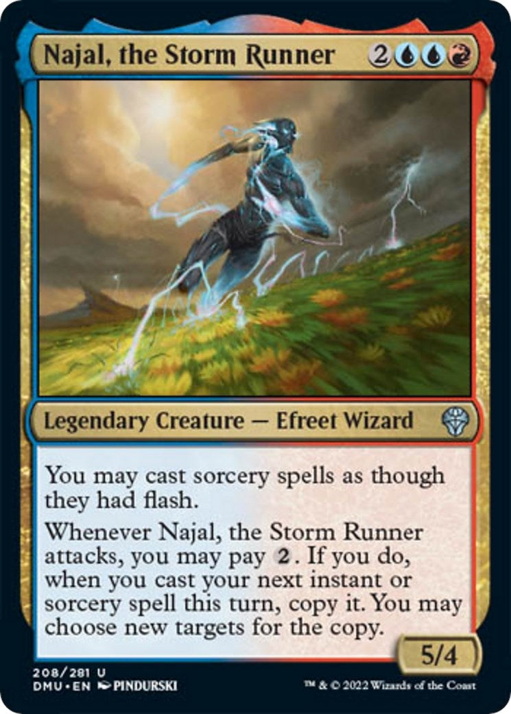 Image for Najal, the Storm Runner (208) (Dominaria United) - Magic: The Gathering