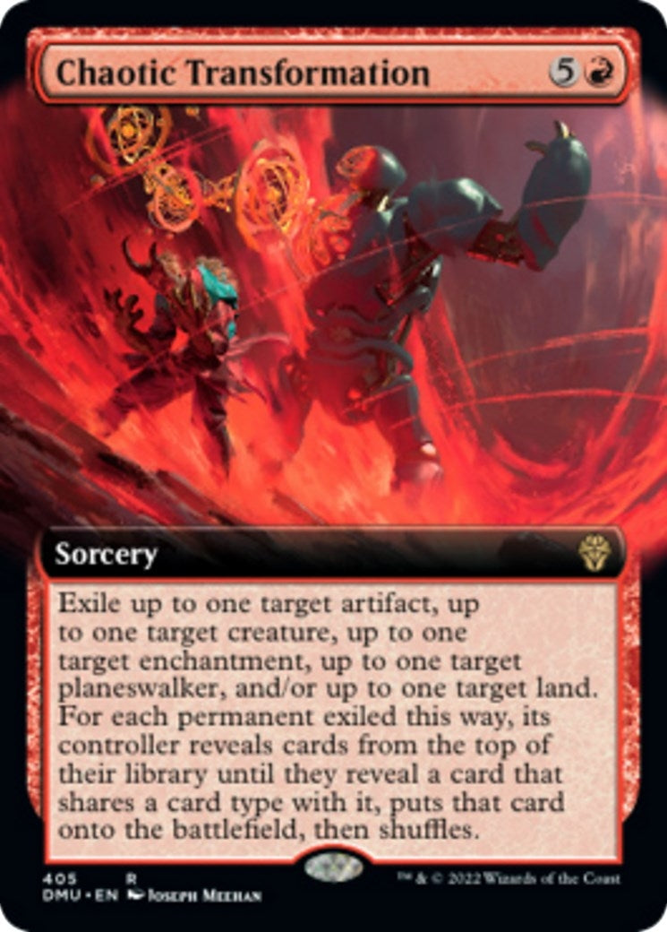 Chaotic Transformation (Extended Art) (405) (Dominaria United)