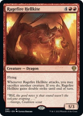 Image for Ragefire Hellkite (285) (Dominaria United) - Magic: The Gathering