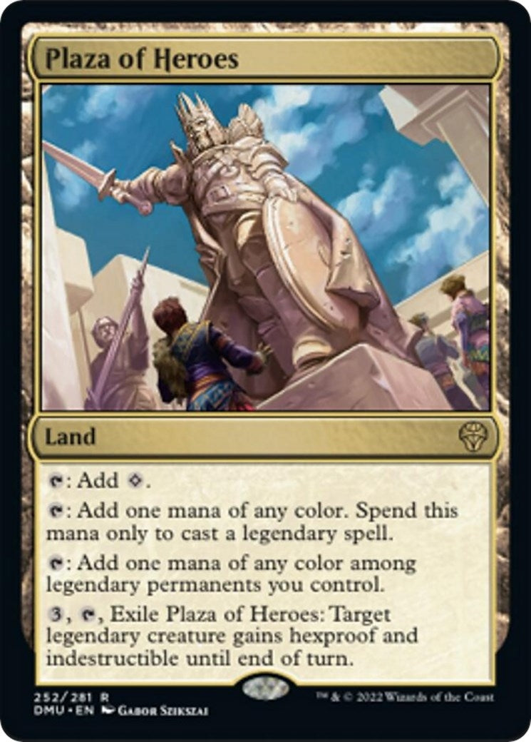 Image for Plaza of Heroes (252) (Dominaria United) - Magic: The Gathering