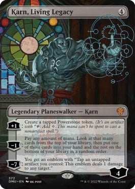 Karn, Living Legacy (Borderless) (372) (Dominaria United)
