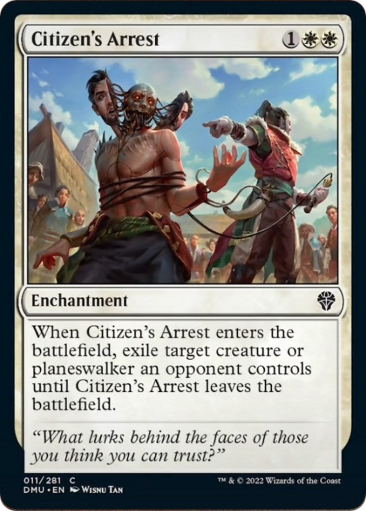 Image for Citizen's Arrest (11) (Dominaria United) - Magic: The Gathering
