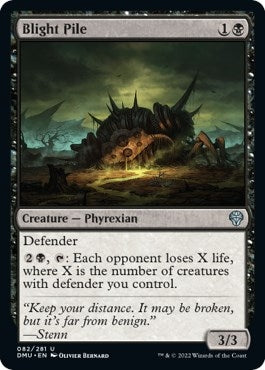 Image for Blight Pile (82) (Dominaria United) - Magic: The Gathering