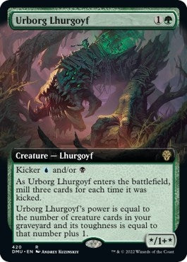 Image for Urborg Lhurgoyf (Extended Art) (420) (Dominaria United) - Magic: The Gathering