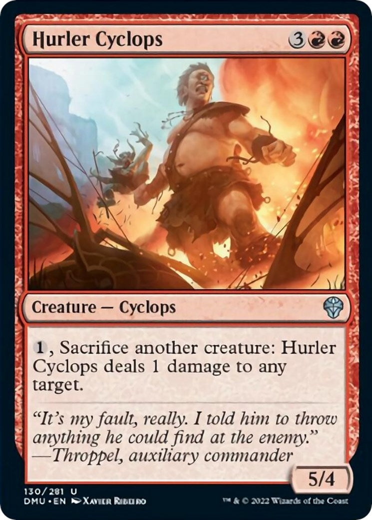 Image for Hurler Cyclops (130) (Dominaria United) - Magic: The Gathering