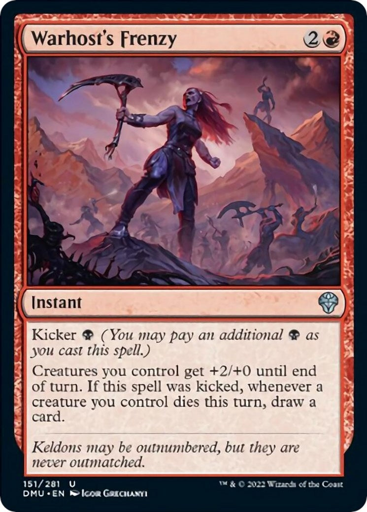 Image for Warhost's Frenzy (151) (Dominaria United) - Magic: The Gathering