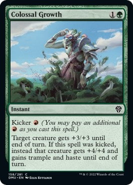 Image for Colossal Growth (158) (Dominaria United) - Magic: The Gathering