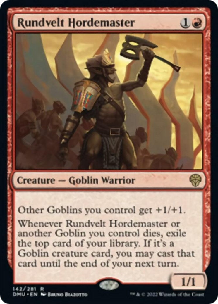Image for Rundvelt Hordemaster (142) (Dominaria United) - Magic: The Gathering