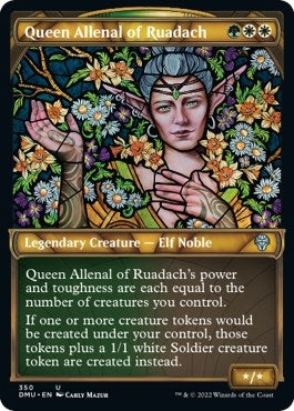 Image for Queen Allenal of Ruadach (Textured Foil) (350) (Dominaria United) - Magic: The Gathering