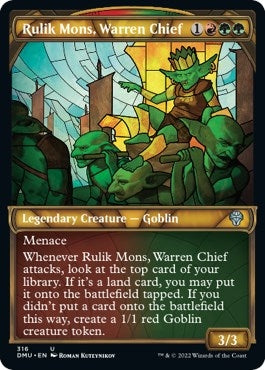 Image for Rulik Mons, Warren Chief (Showcase) (316) (Dominaria United) - Magic: The Gathering
