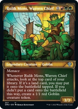 Rulik Mons, Warren Chief (Textured Foil) (357) (Dominaria United)