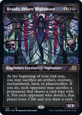 Braids, Arisen Nightmare (Textured Foil) (329) (Dominaria United)