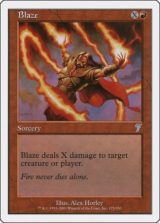 Image for Blaze (175) (7th Edition) - Magic: The Gathering