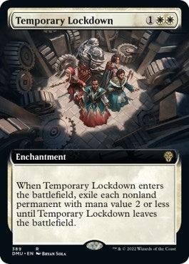 Temporary Lockdown (Extended Art) (389) (Dominaria United)