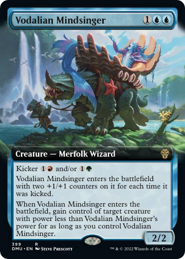 Image for Vodalian Mindsinger (Extended Art) (399) (Dominaria United) - Magic: The Gathering