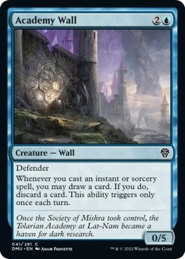 Image for Academy Wall (41) (Dominaria United) - Magic: The Gathering