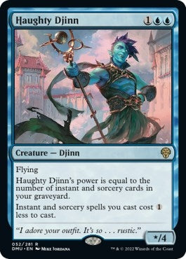 Image for Haughty Djinn (52) (Dominaria United) - Magic: The Gathering