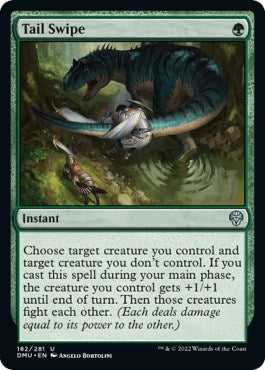 Image for Tail Swipe (182) (Dominaria United) - Magic: The Gathering