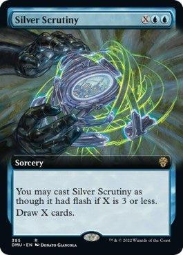 Silver Scrutiny (Extended Art) (395) (Dominaria United)