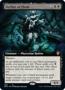 Image for Defiler of Flesh (Extended Art) (400) (Dominaria United) - Magic: The Gathering