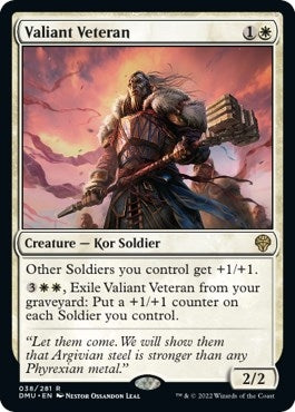 Valiant Veteran (38) (Dominaria United)