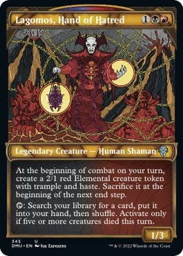 Image for Lagomos, Hand of Hatred (Textured Foil) (345) (Dominaria United) - Magic: The Gathering
