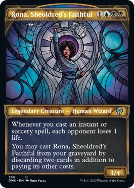 Rona, Sheoldred's Faithful (Textured Foil) (356) (Dominaria United)