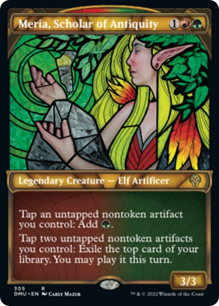 Meria, Scholar of Antiquity (Showcase) (305) (Dominaria United)