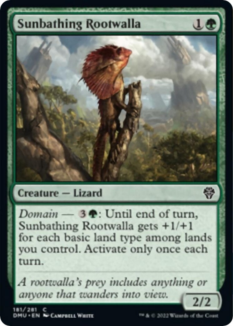 Image for Sunbathing Rootwalla (181) (Dominaria United) - Magic: The Gathering