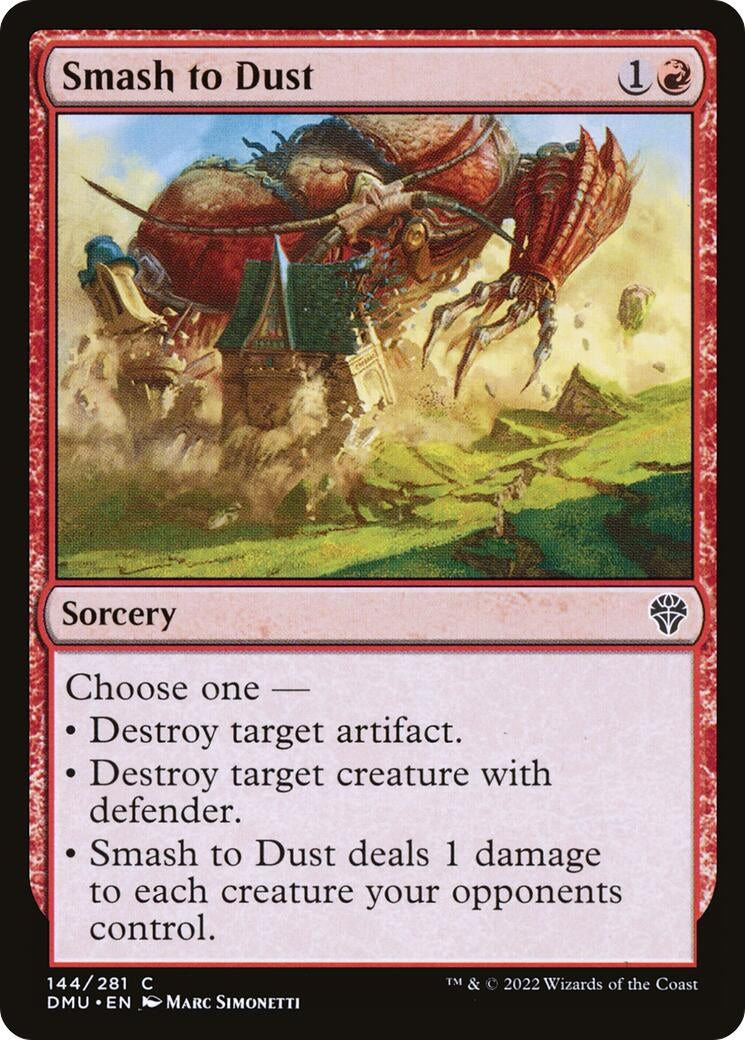 Image for Smash to Dust (144) (Dominaria United) - Magic: The Gathering