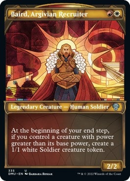 Baird, Argivian Recruiter (Textured Foil) (335) (Dominaria United)