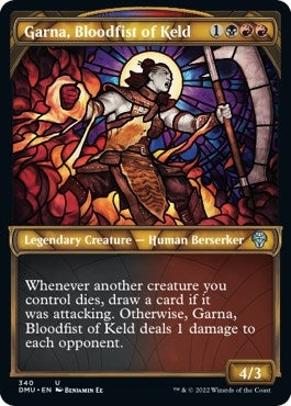 Image for Garna, Bloodfist of Keld (Textured Foil) (340) (Dominaria United) - Magic: The Gathering