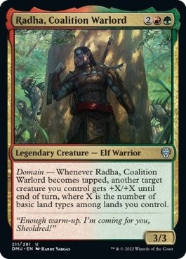 Radha, Coalition Warlord (211) (Dominaria United)