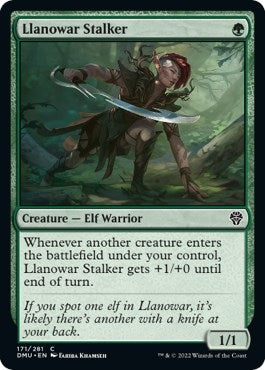 Image for Llanowar Stalker (171) (Dominaria United) - Magic: The Gathering