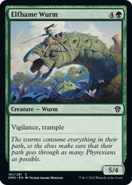 Image for Elfhame Wurm (161) (Dominaria United) - Magic: The Gathering