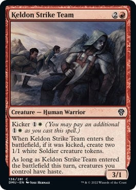 Image for Keldon Strike Team (136) (Dominaria United) - Magic: The Gathering